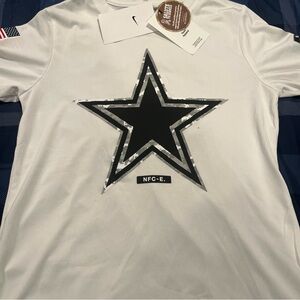 Nike Kids Dallas Cowboys White Dri Fit T shirt